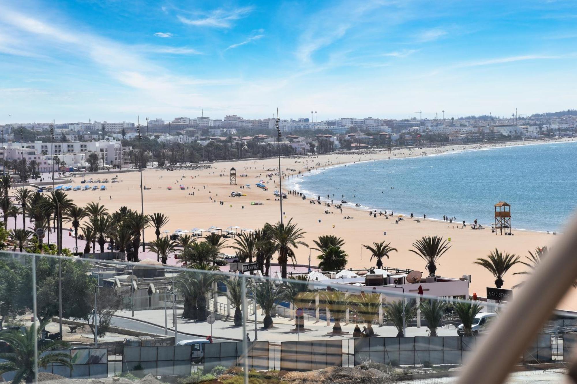 Luxury Seafront Appartement 6-7P Agadir Exterior foto