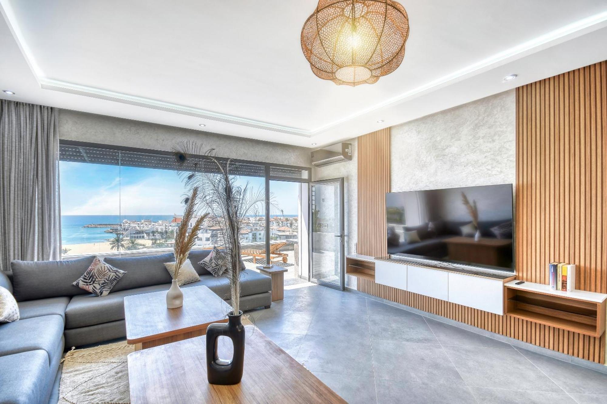 Luxury Seafront Appartement 6-7P Agadir Exterior foto