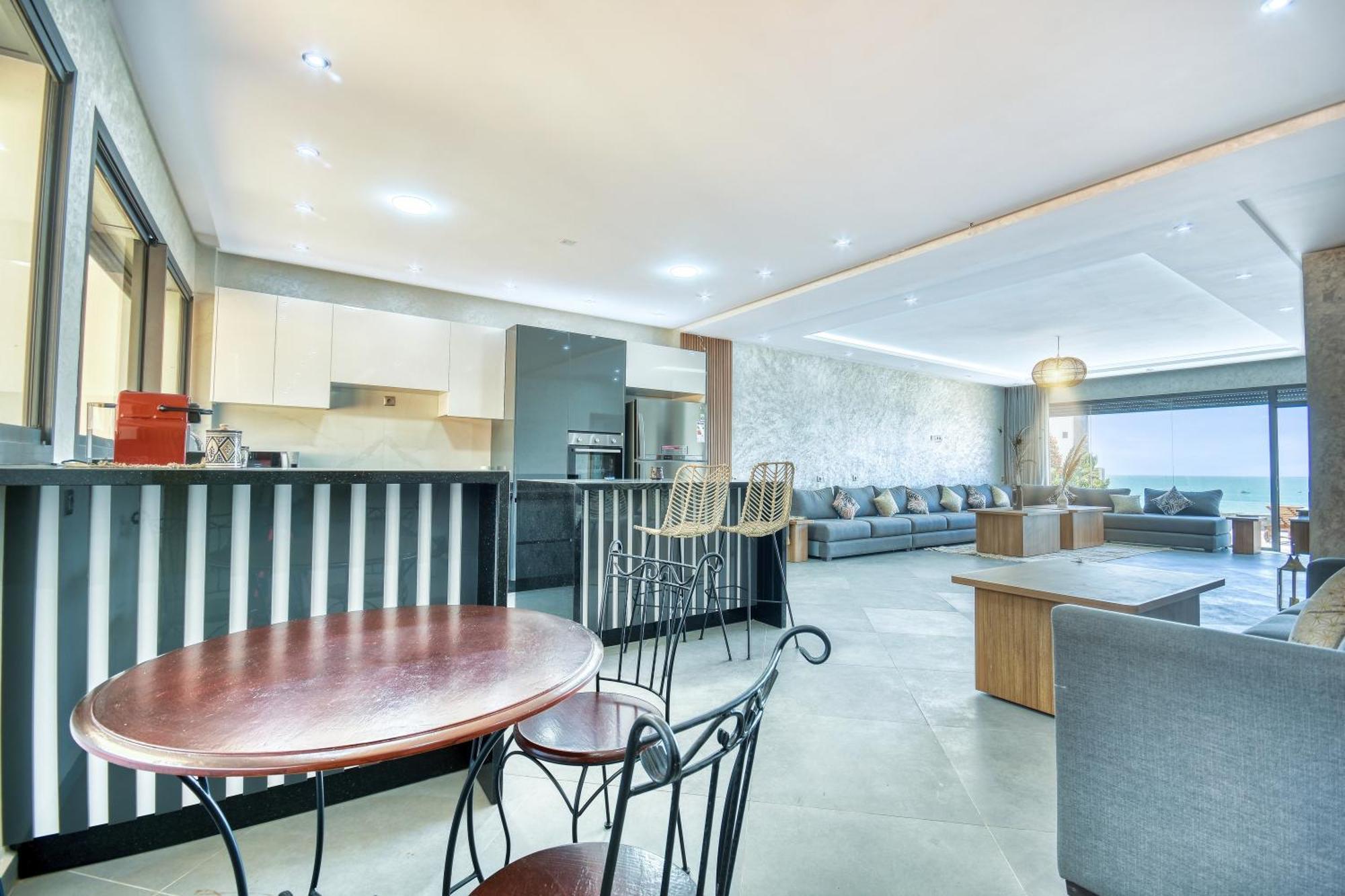 Luxury Seafront Appartement 6-7P Agadir Exterior foto