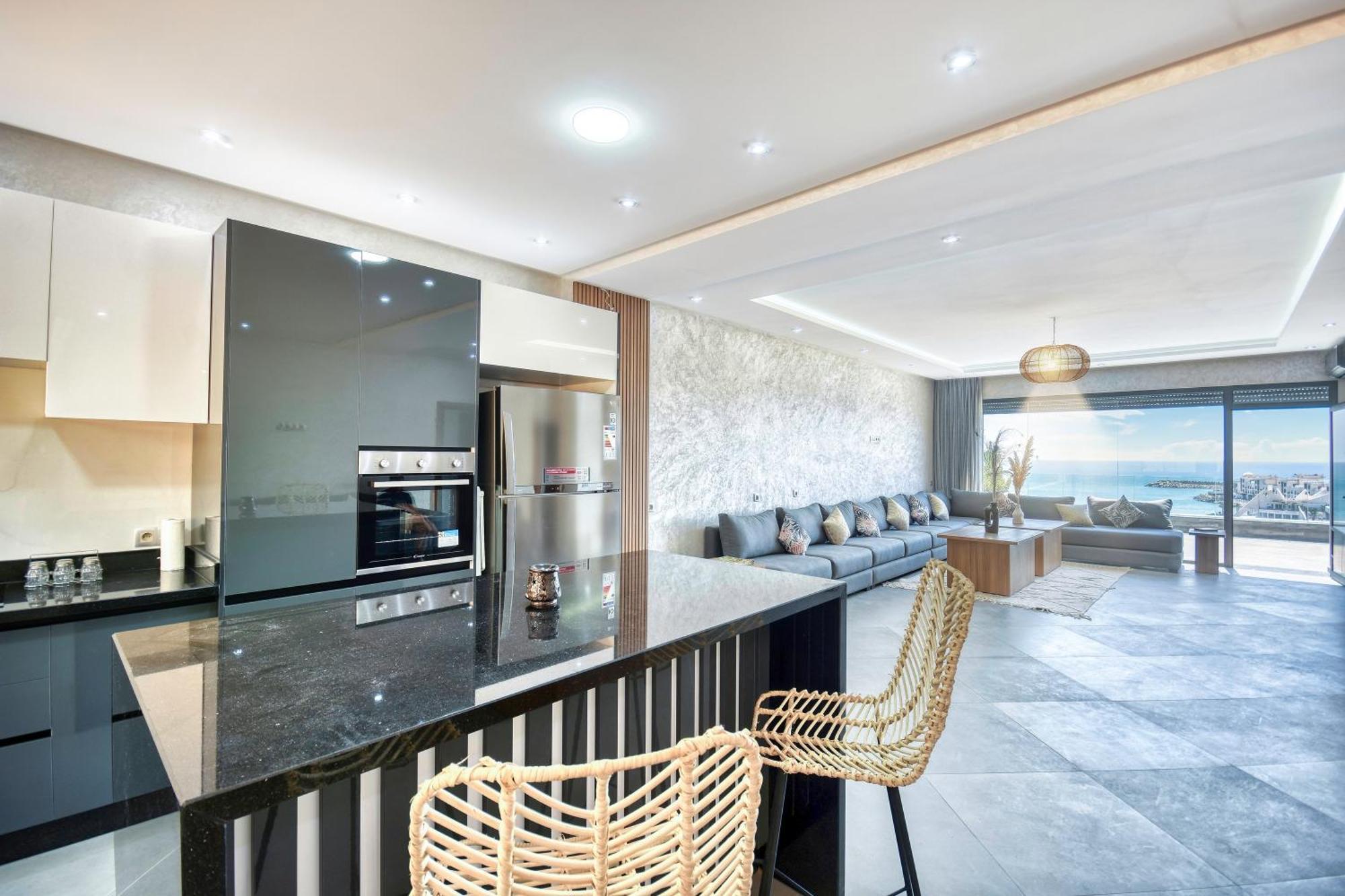 Luxury Seafront Appartement 6-7P Agadir Exterior foto